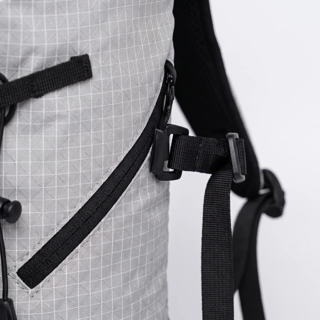 Hydration-ready hiking backpack, designed for easy water access on trails & outdoor adventures.