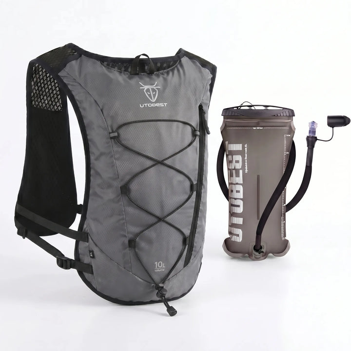 Unisex running gear vest, offering lightweight support & hydration for any run.