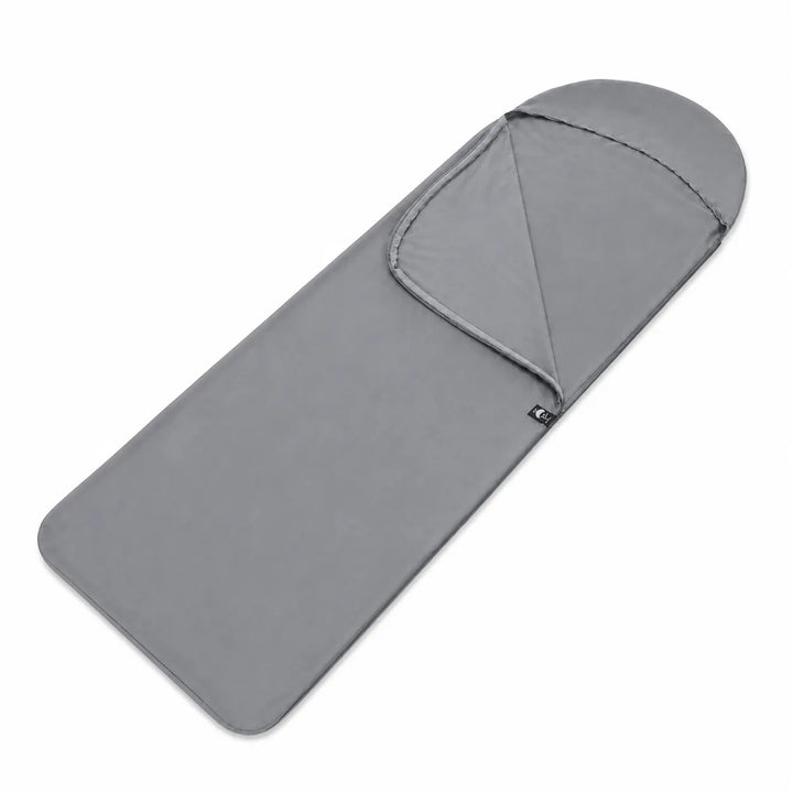 Ultralight sleeping bag liner offering added warmth, hygiene, and protection for camping & hiking.