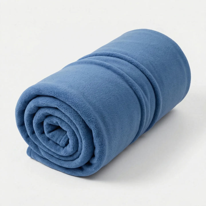 Lightweight, roll-up fleece sleeping bag. Compact & portable camping gear for hikers, travelers, outdoor use.