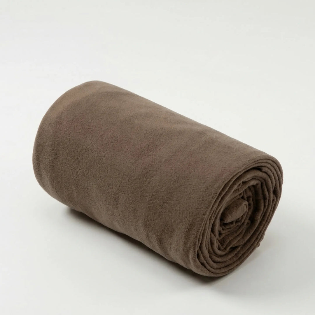 Cozy fleece sleeping bag, lightweight & roll-up. Perfect outdoor gear for comfortable camping and travel.