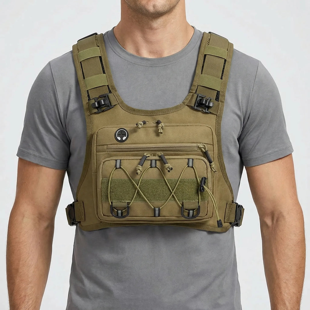 Durable & breathable lightweight running hydration vest, a versatile sports accessory for active outdoor use.