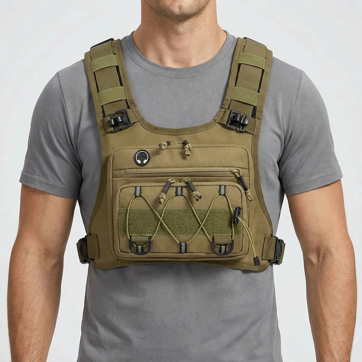 Durable & breathable lightweight running hydration vest, a versatile sports accessory for active outdoor use.