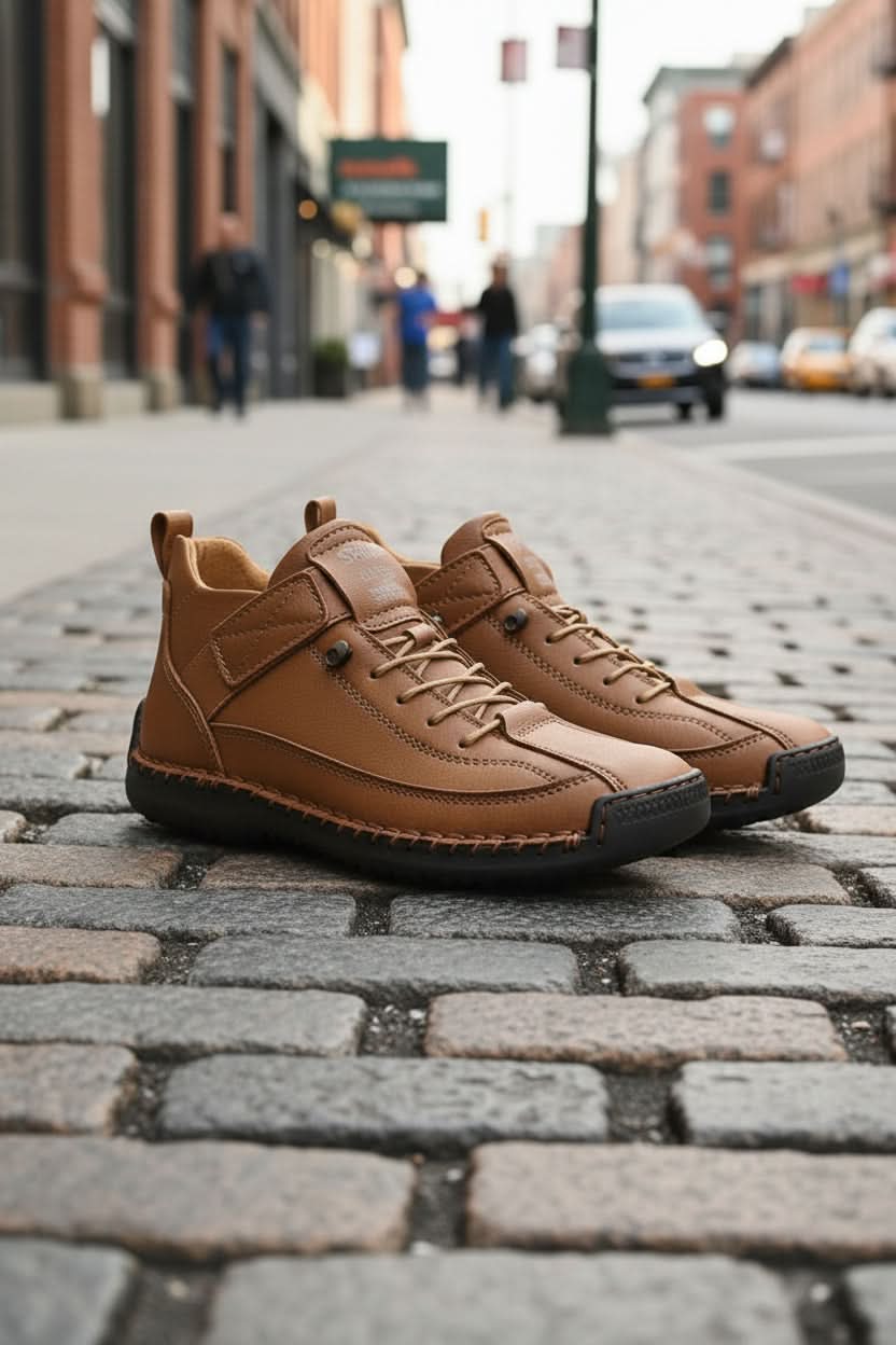 Top view: Unisex slip-on sneakers, offering lightweight comfort for everyday casual and walking use.
