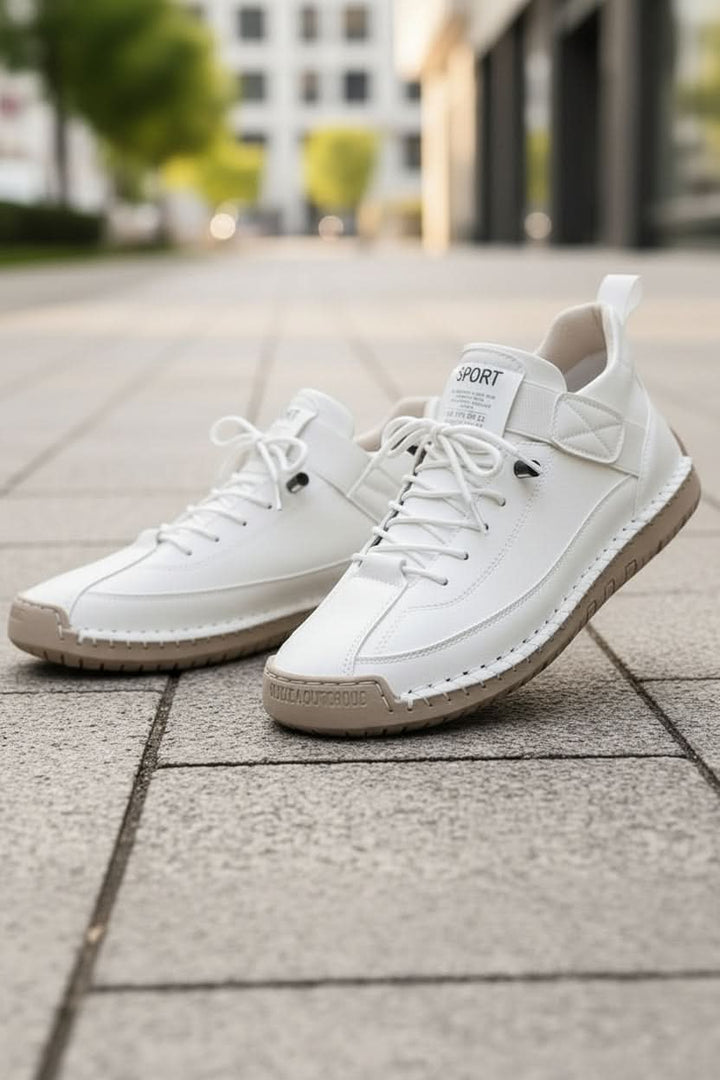 Comfortable lightweight slip-on trainers for men & women, ideal for everyday walks and casual style.