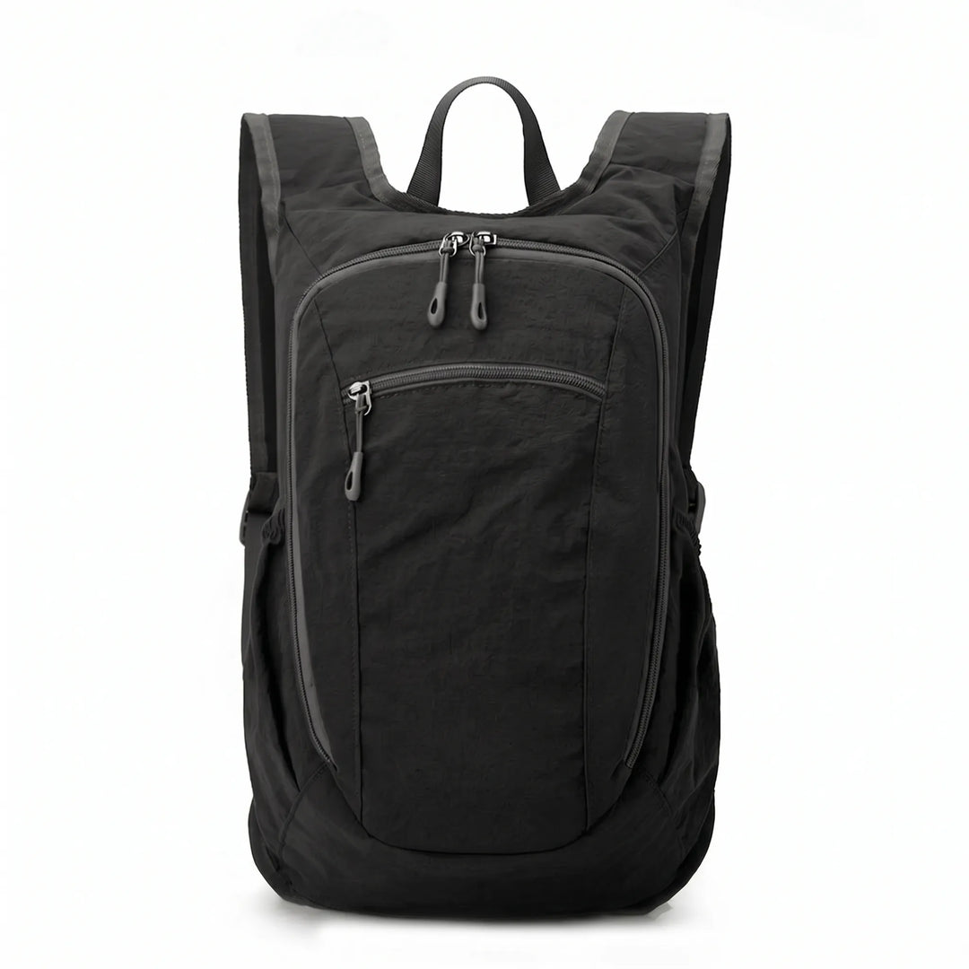 Functional lightweight travel backpack, a daily organizer with multi-compartments for casual, hiking & outdoor use.
