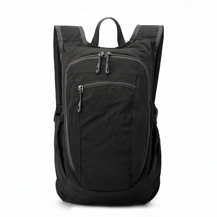 Functional lightweight travel backpack, a daily organizer with multi-compartments for casual, hiking & outdoor use.