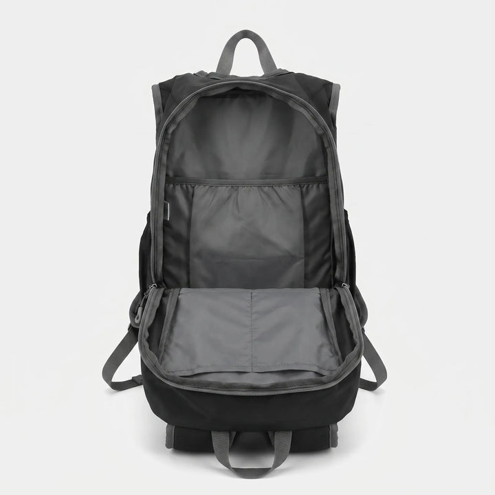 Stylish unisex lightweight travel backpack, versatile for daily use, hiking, or as a casual outdoor daypack.