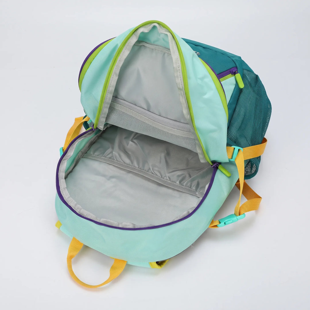 Compact and foldable travel backpack, great for hiking trails and outdoor excursions.