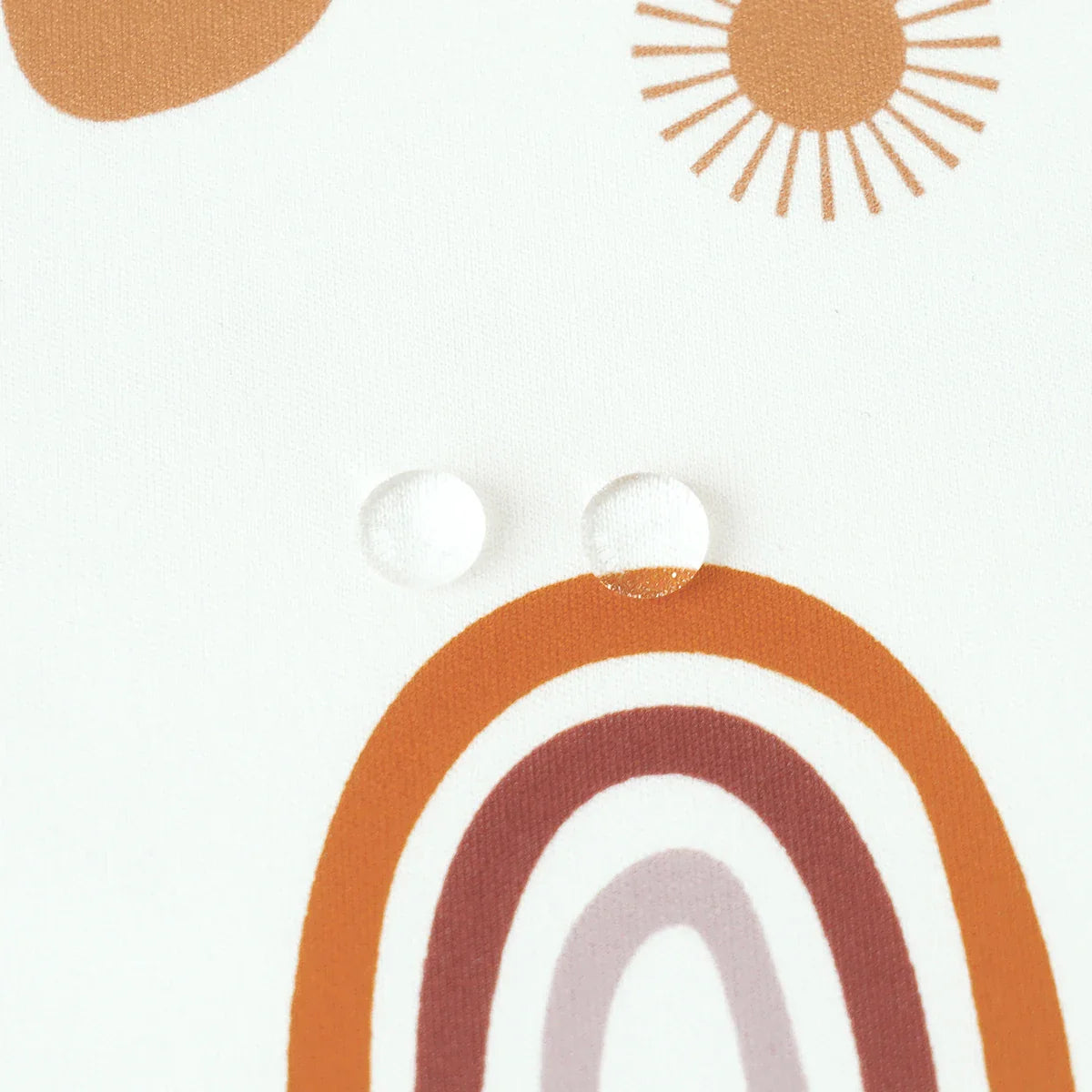 Feeding solution: long sleeve waterproof toddler bib featuring a convenient catch-all pocket.