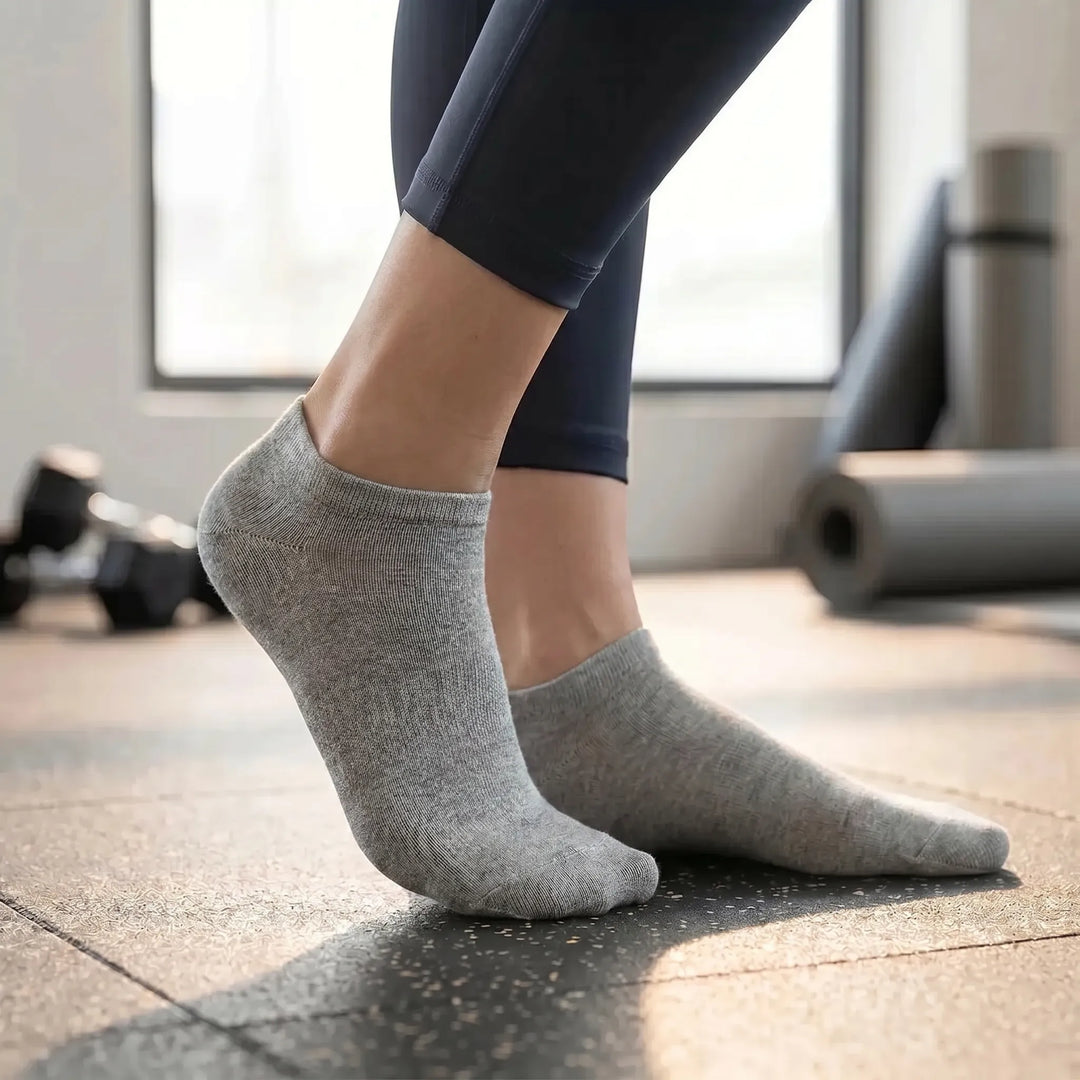 Unisex low-cut ankle socks, perfect for everyday comfort & wear. Breathable, soft fabric for all-day use.