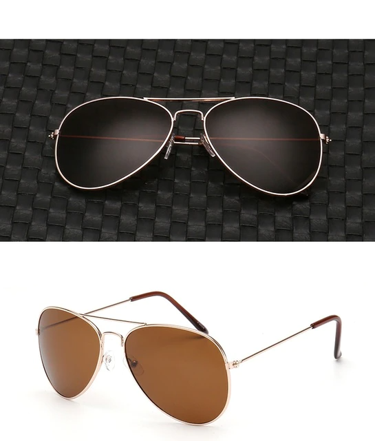 Premium unisex polarized aviator sunglasses, elegant design, full UV eye protection.