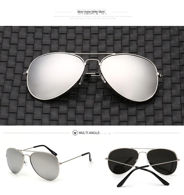 Men's & women's polarized aviator sunglasses, anti-glare for driving, hiking, & outdoor sports.