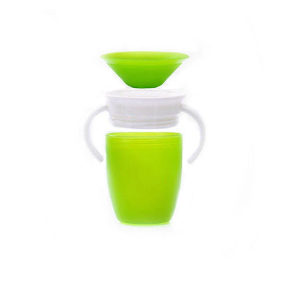 Green Magic 360° Spill-Proof Sippy Cup, 240ml, a durable and safe baby feeding accessory