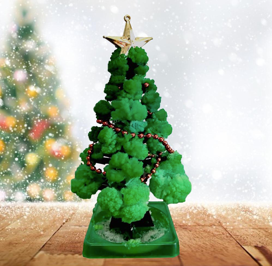 Kids' Magic Growing Christmas Tree Kit, a unique holiday gift and Christmas decoration
