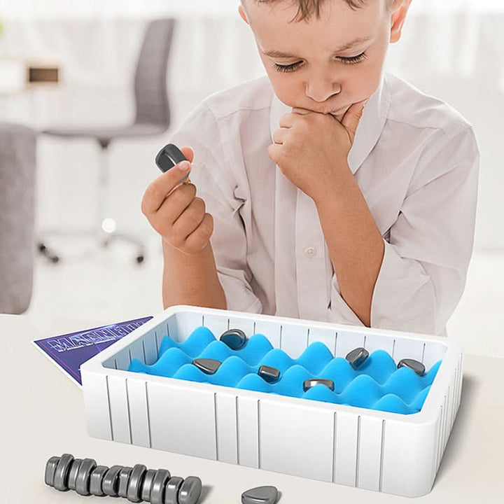 Magnetic chess game for family fun. Kids develop strategy & concentration. Portable educational toy for home & travel.