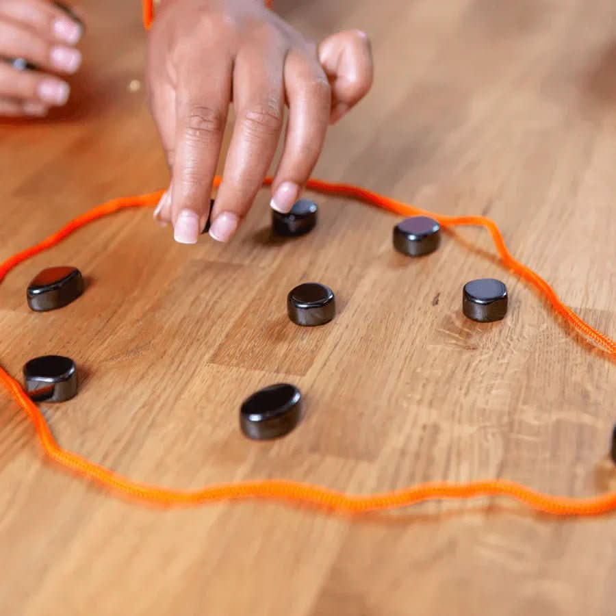 Strategy magnetic chess board game, a fun learning toy for kids & adults. Portable travel game for intellectual development.