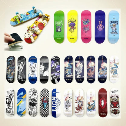 Durable mini finger skateboard, ideal fidget toy for desk or on-the-go