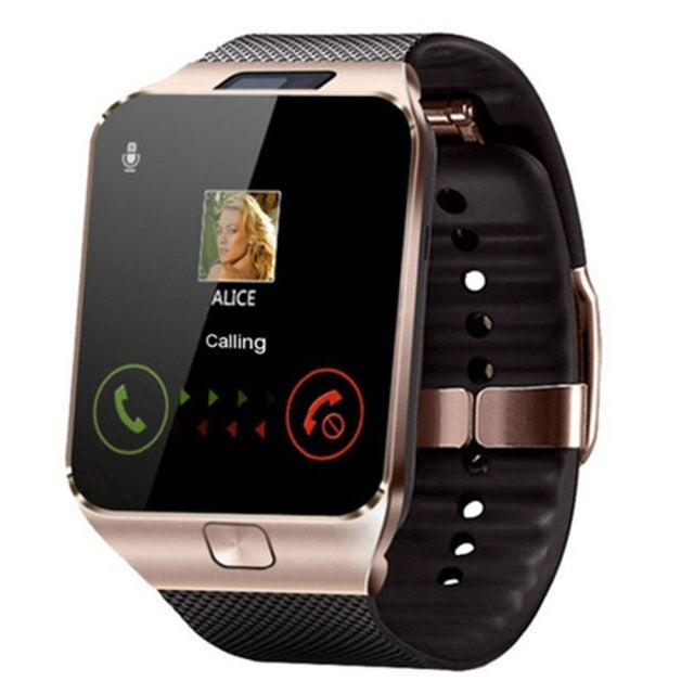 A versatile modern smartwatch, a unisex digital wrist watch and fitness tracker with an elegant rectangular display.