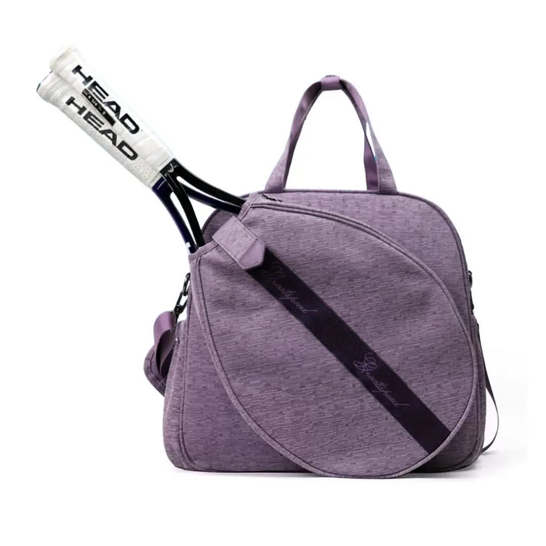 Spacious unisex tennis & padel bag with multiple compartments for rackets, shoes & athletic gear.