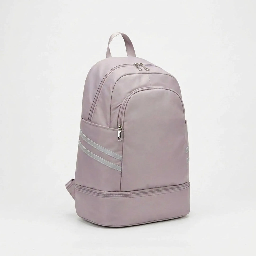 Spacious unisex laptop backpack with padded compartment, perfect for students, commuters & gym-goers.