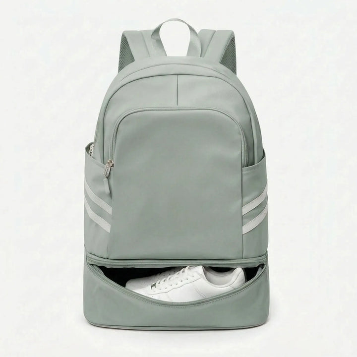 Versatile multi-pocket unisex backpack for gym, sports, travel & daily commute. Organized & spacious.