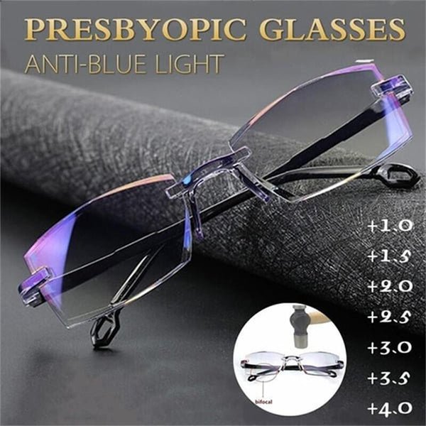 Blue light filter computer glasses for men & women, protecting eyes from digital screens & strain.