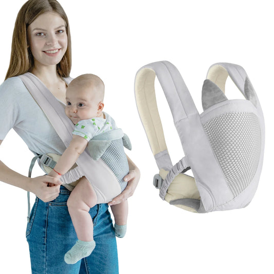 Unisex multifunctional baby carrier backpack for comfortable, hands-free infant transport.