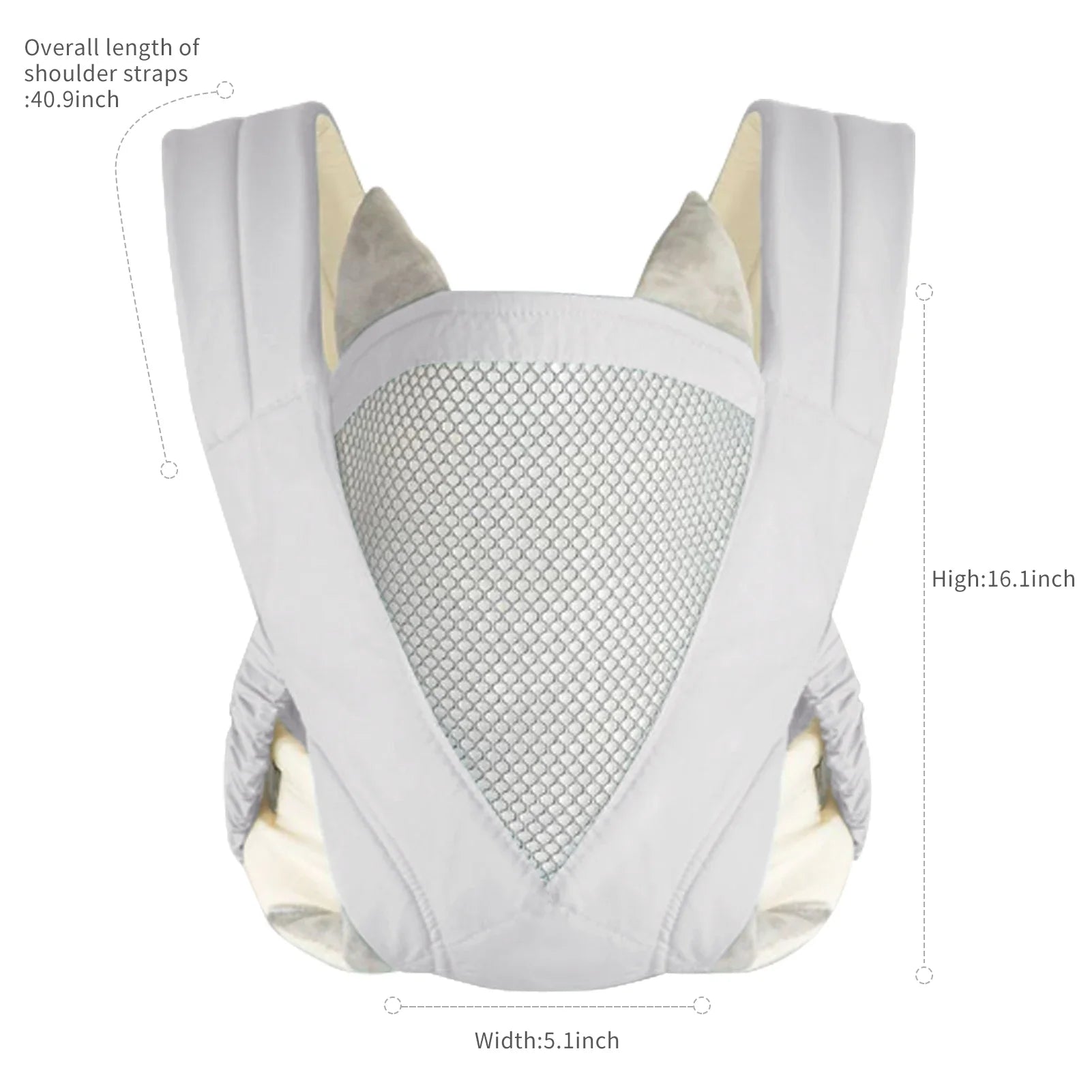 Hands-free unisex baby carrier backpack, ideal for daily parent essentials and travel.