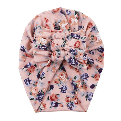 Floral pattern baby beanie, an essential and adorable accessory for any newborn