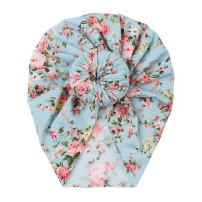 Comfy floral baby hat, stretchable design for a perfect fit on newborns