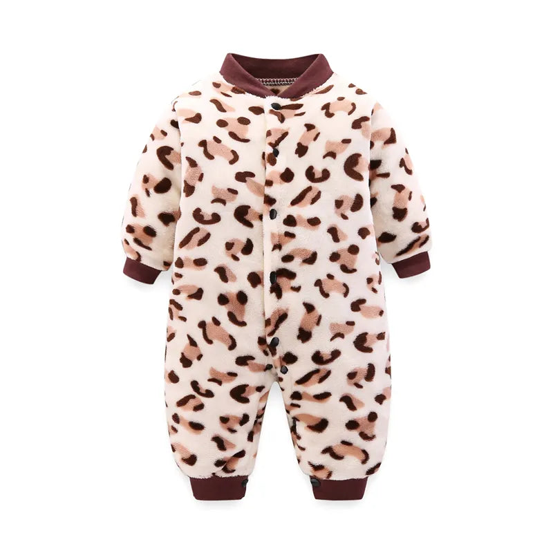 Newborn wearing a warm yet breathable unisex romper, perfect for 'Spring Baby' weather