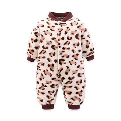 Newborn wearing a warm yet breathable unisex romper, perfect for 'Spring Baby' weather