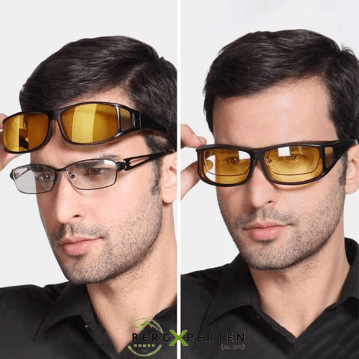 HD night driving lenses providing glare protection and improved visual clarity for safer night driving.