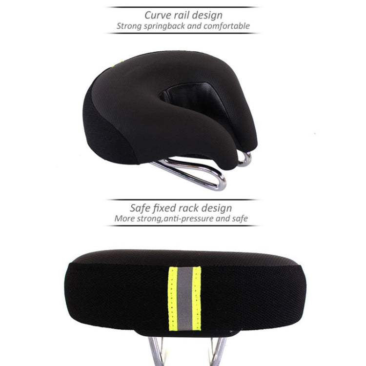 Innovative noseless bike seat with thick padding for pressure relief & ultimate comfort. Unisex ergonomic saddle.