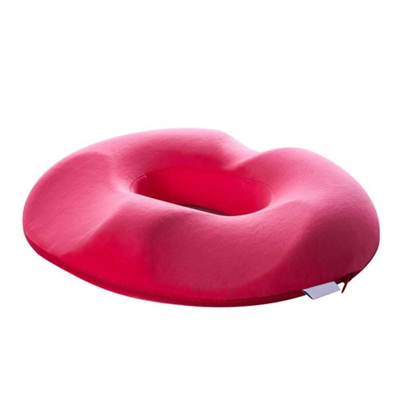 Orthopedic seat cushion with memory foam for back pain relief, posture support in office chairs & cars.