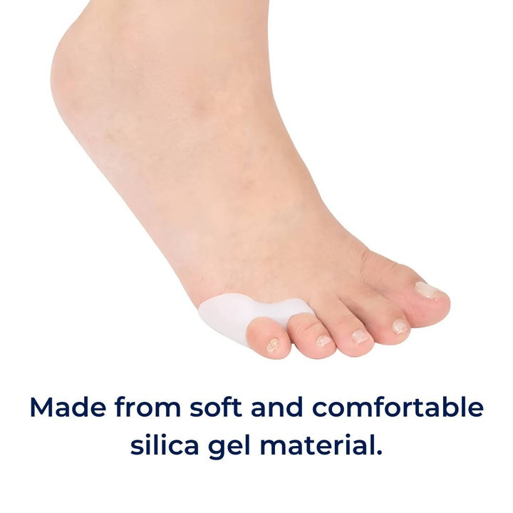 Flexible unisex toe correctors designed for bunion relief, hammertoe support, and improved foot comfort.