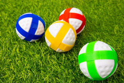 Kids and adult outdoor golf game, easy to set up for backyard or garden play.