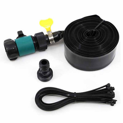 Kids playing with a polyethylene trampoline sprinkler, perfect for backyard summer activity.
