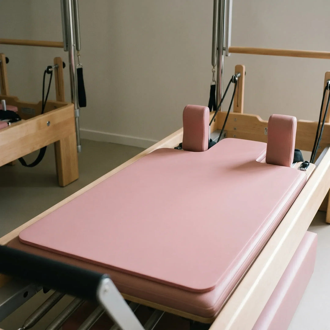 Unisex Pilates Reformer Pad for clean, stable workouts. Non-slip fitness accessory & studio equipment.