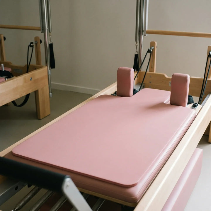 Unisex Pilates Reformer Pad for clean, stable workouts. Non-slip fitness accessory & studio equipment.