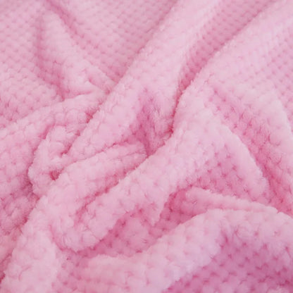 Machine washable pineapple plaid baby blanket, super soft polyester for everyday use