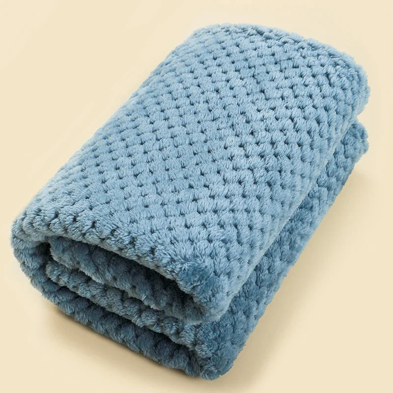 Cute pineapple plaid baby blanket, perfect for gifting, soft and cozy for infants