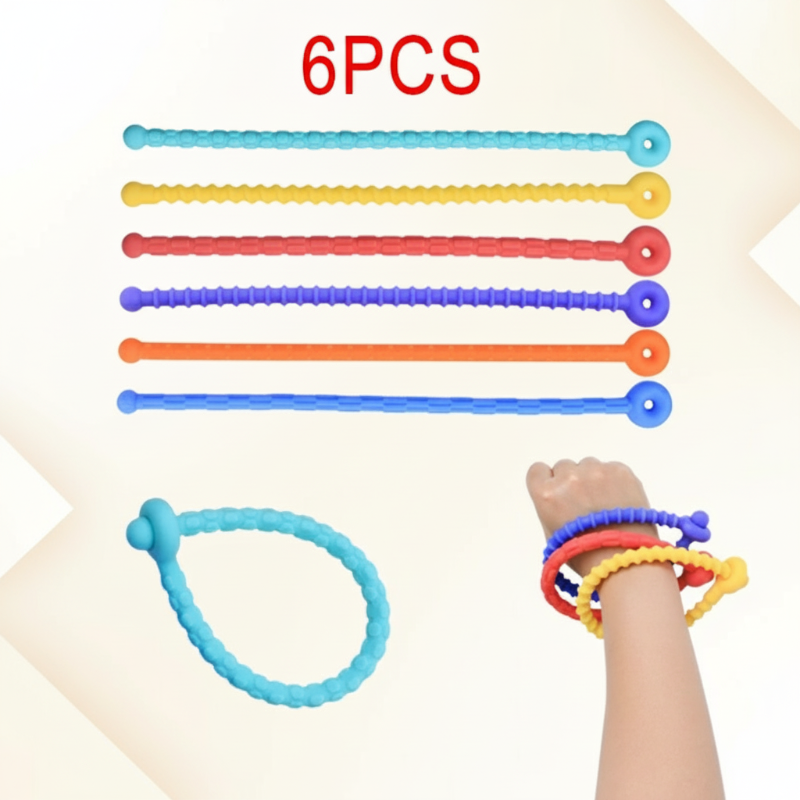 Portable fidget toy for on-the-go stress relief, educational and calming design