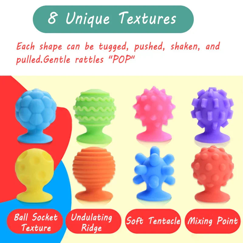 Educational calming toy, silicone stress relief for all ages, portable design