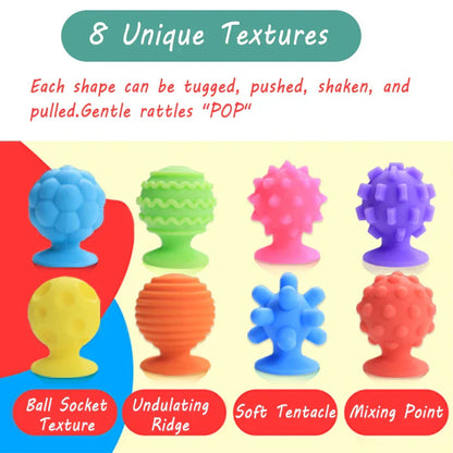 Educational calming toy, silicone stress relief for all ages, portable design