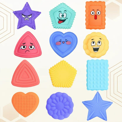 Adult using a portable silicone stress relief toy, managing anxiety with ease