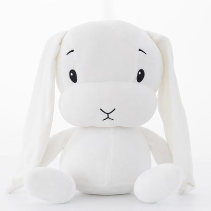 Cute rabbit stuffed animal, a soft plush bunny toy suitable as a baby gift.