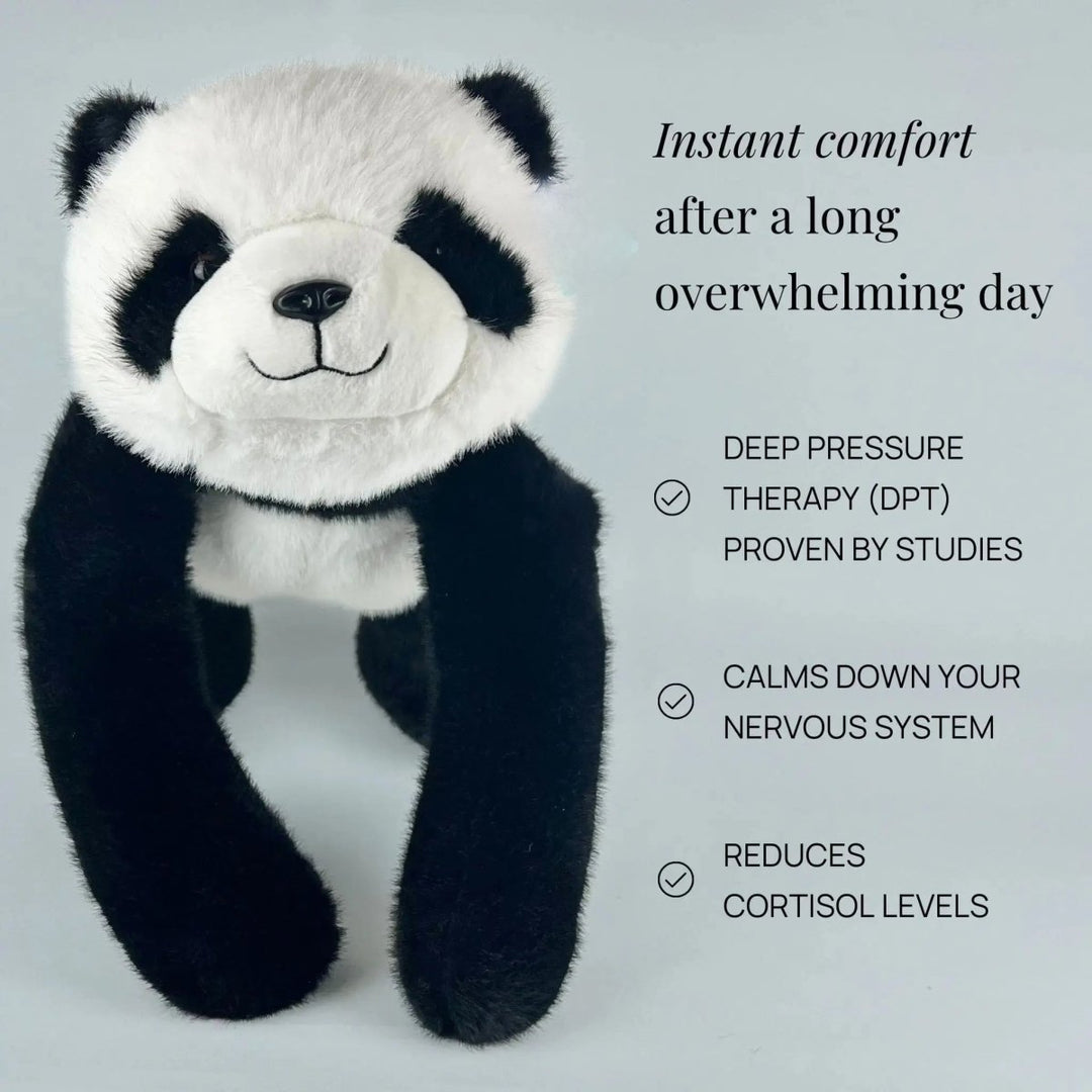 Giftable plush stress relief toy, offering soft hugs & deep comfort for all ages.