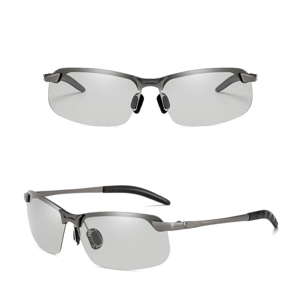 Unisex running sunglasses, polarized photochromic with UV400 protection. Ideal lightweight sports eyewear.